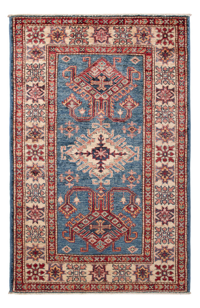 Tapis Ziegler - Kazak - Royal - 124 x 83 cm - bleu