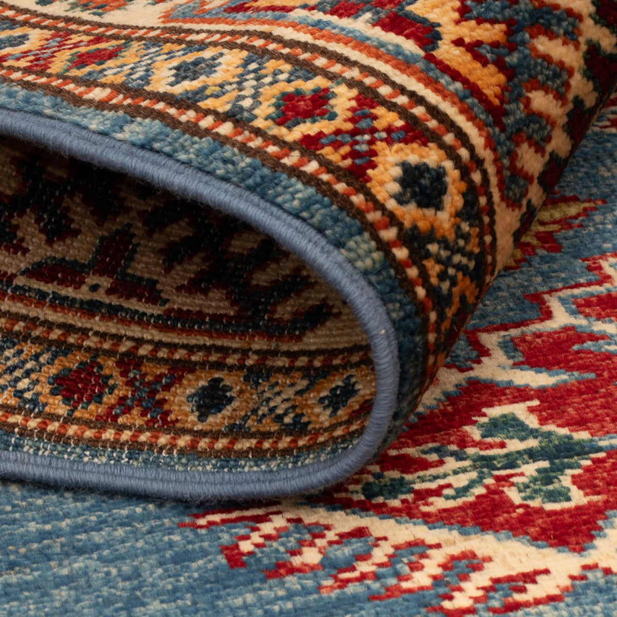 Tapis Ziegler - Kazak - Royal - 124 x 89 cm - bleu