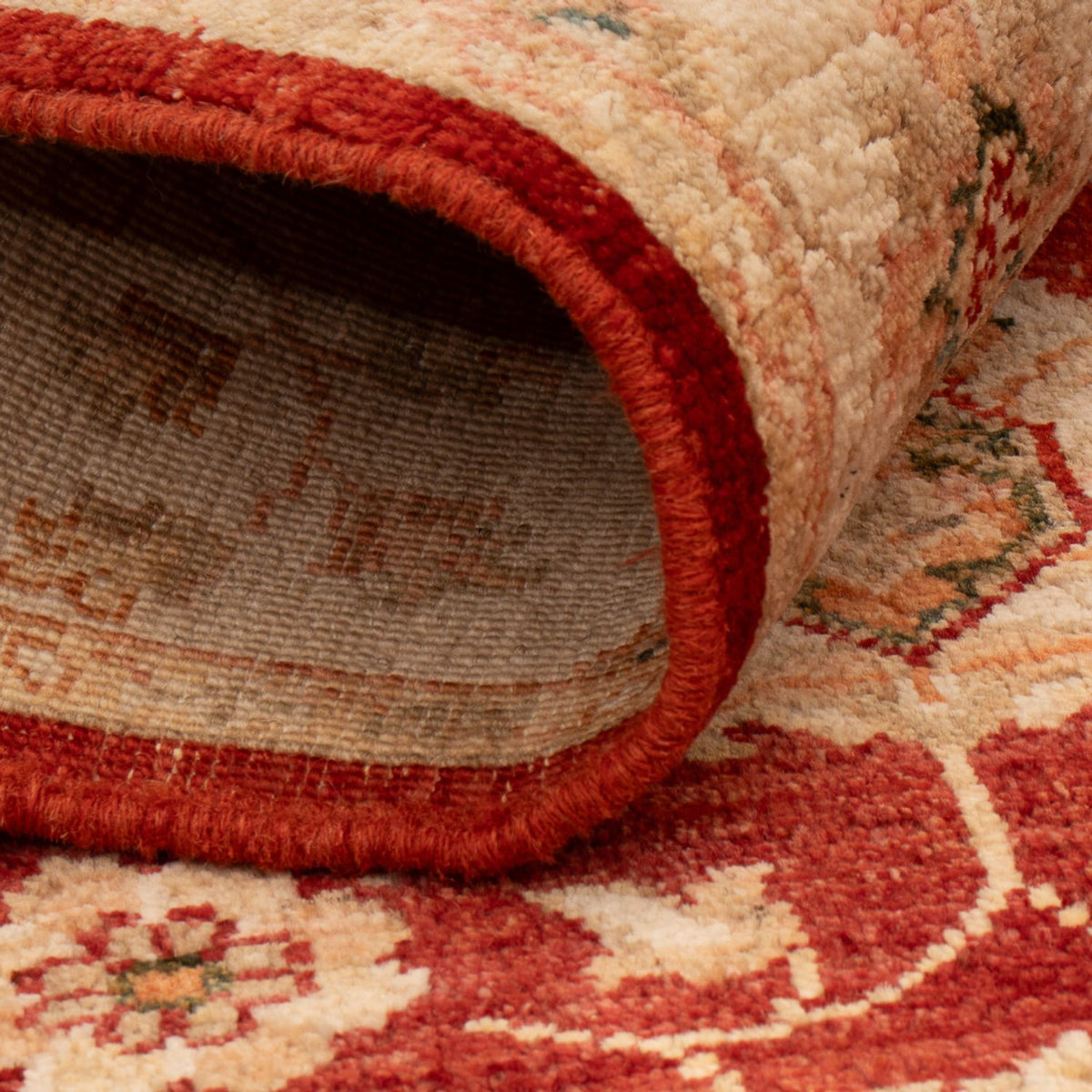 Tapis Ziegler - 122 x 84 cm - rouge bordeaux