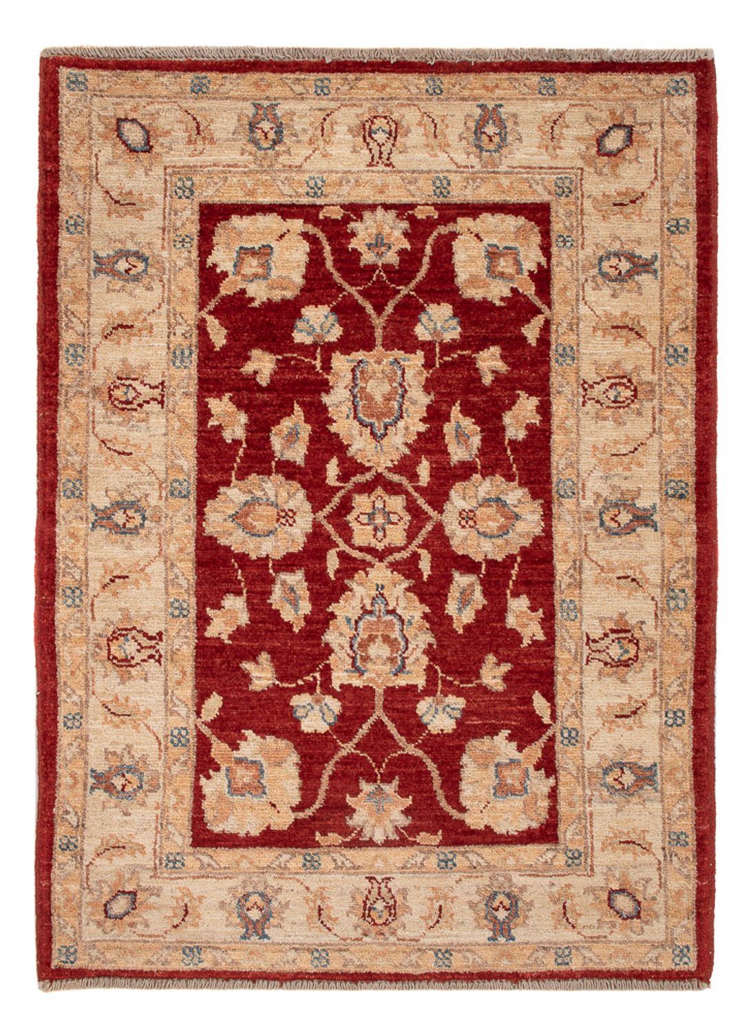 Tapis Ziegler - 101 x 75 cm - rouge bordeaux