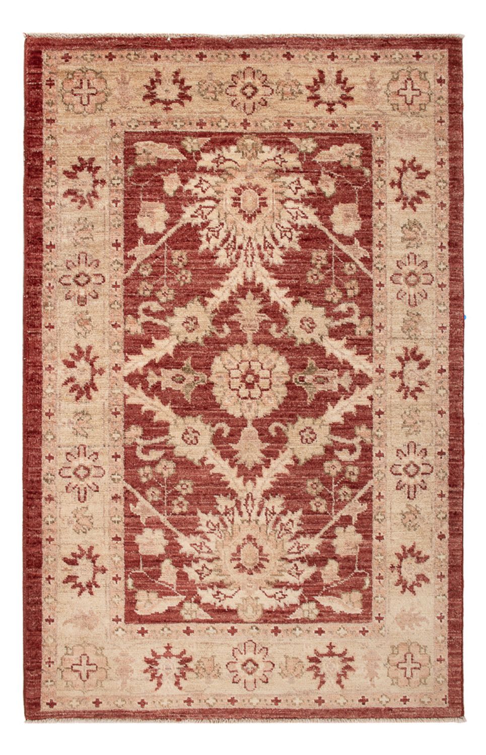 Tapis Ziegler - 129 x 82 cm - rouge bordeaux