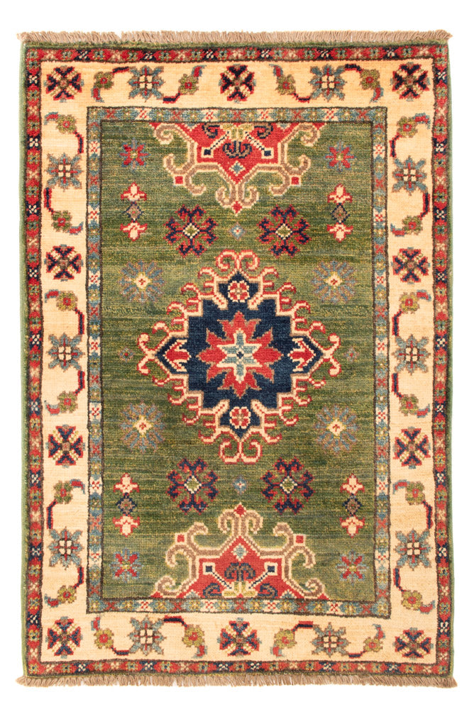 Tapis Ziegler - Kazak - 94 x 60 cm - vert