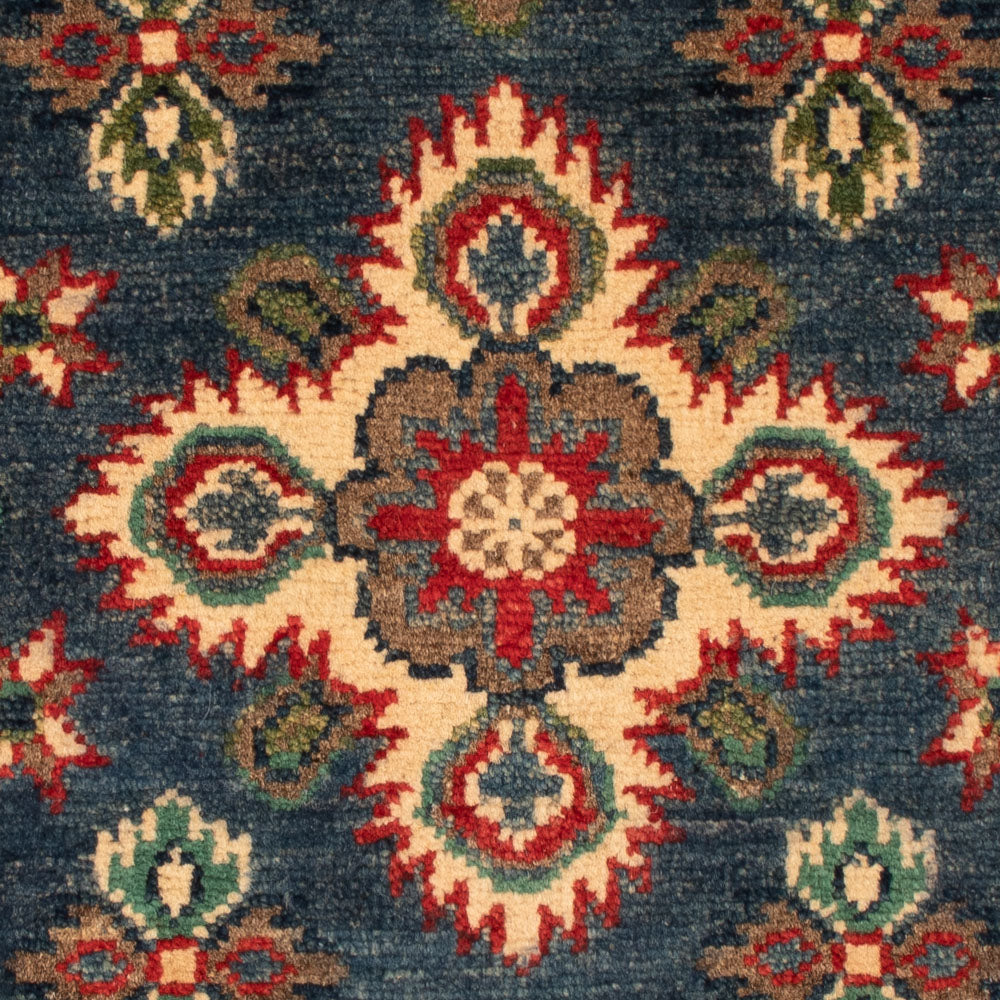 Tapis Ziegler - Kazak - 94 x 62 cm - bleu