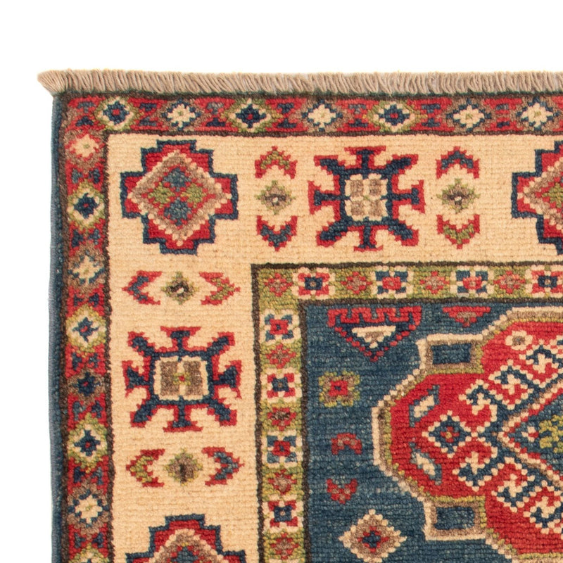 Tapis Ziegler - Kazak - 90 x 64 cm - bleu