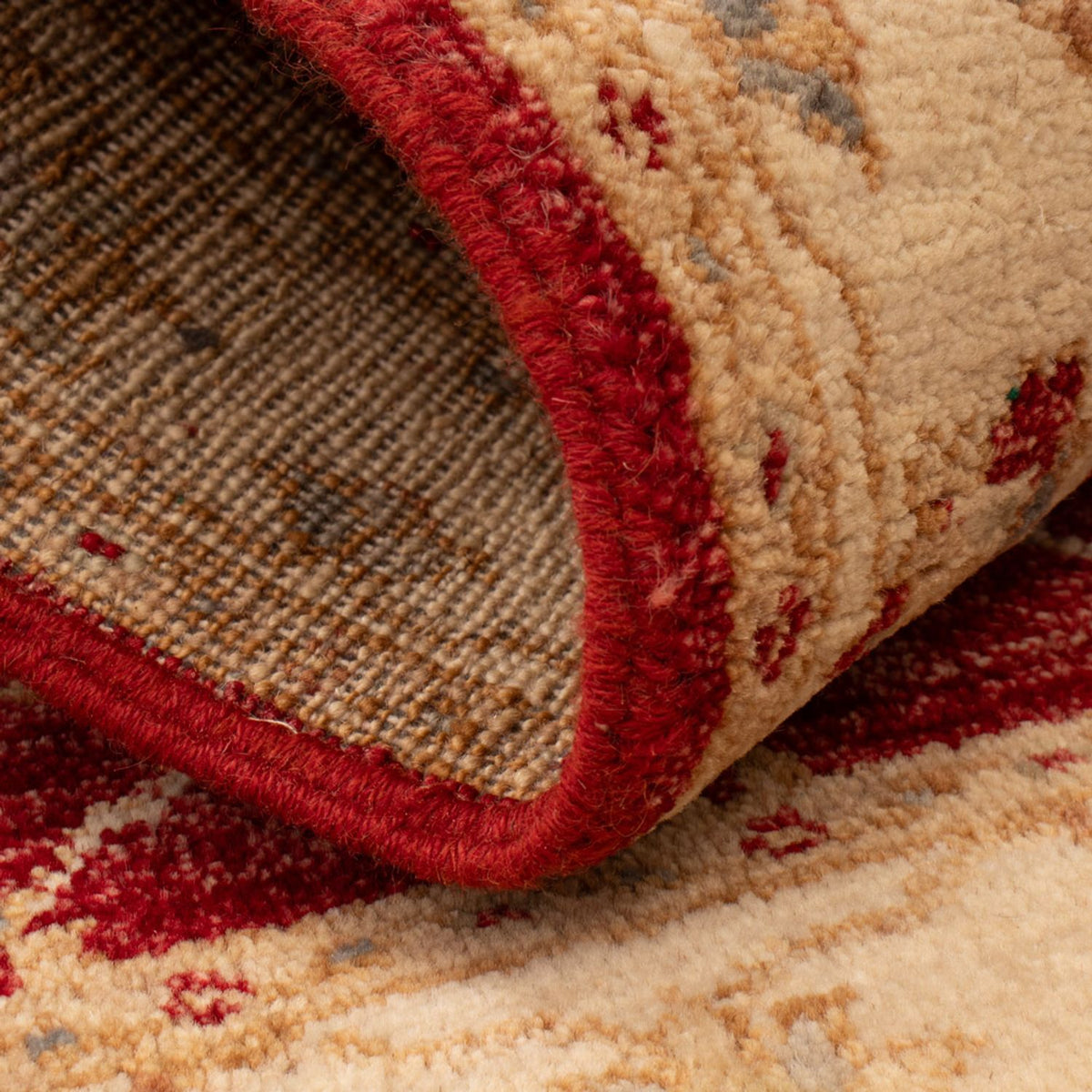 Tapis Ziegler - 90 x 60 cm - rouge bordeaux