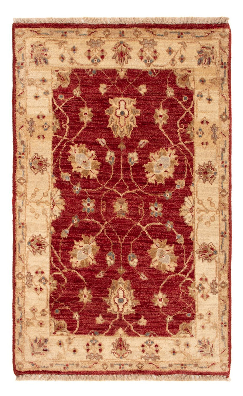 Tapis Ziegler - 90 x 60 cm - rouge bordeaux