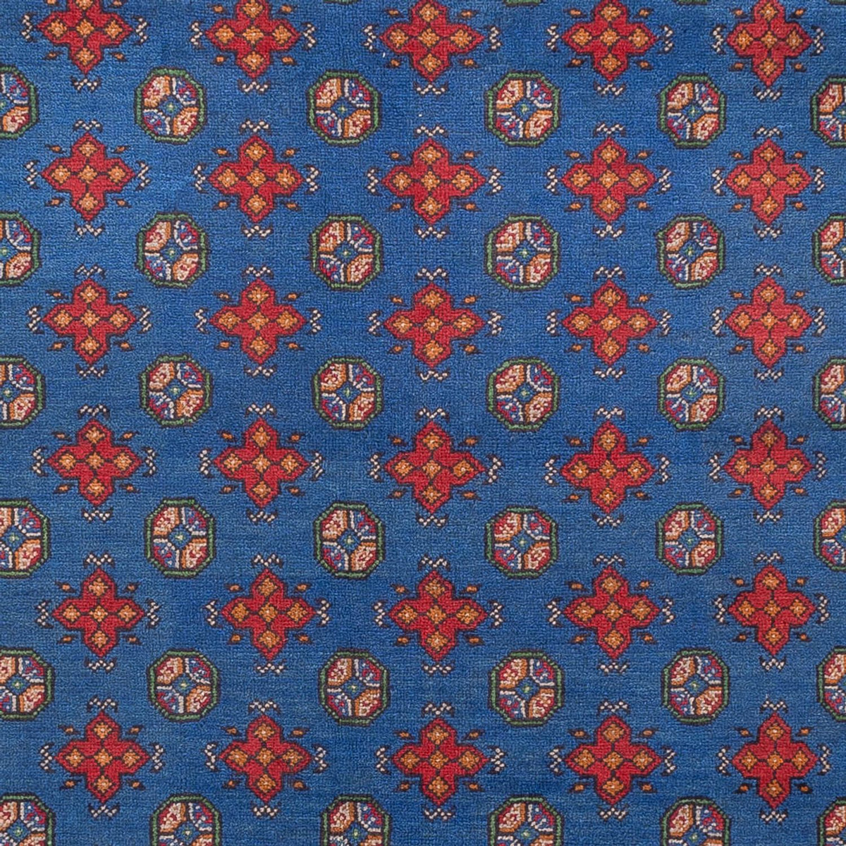 Tapis afghan - Filpa - 392 x 300 cm - bleu
