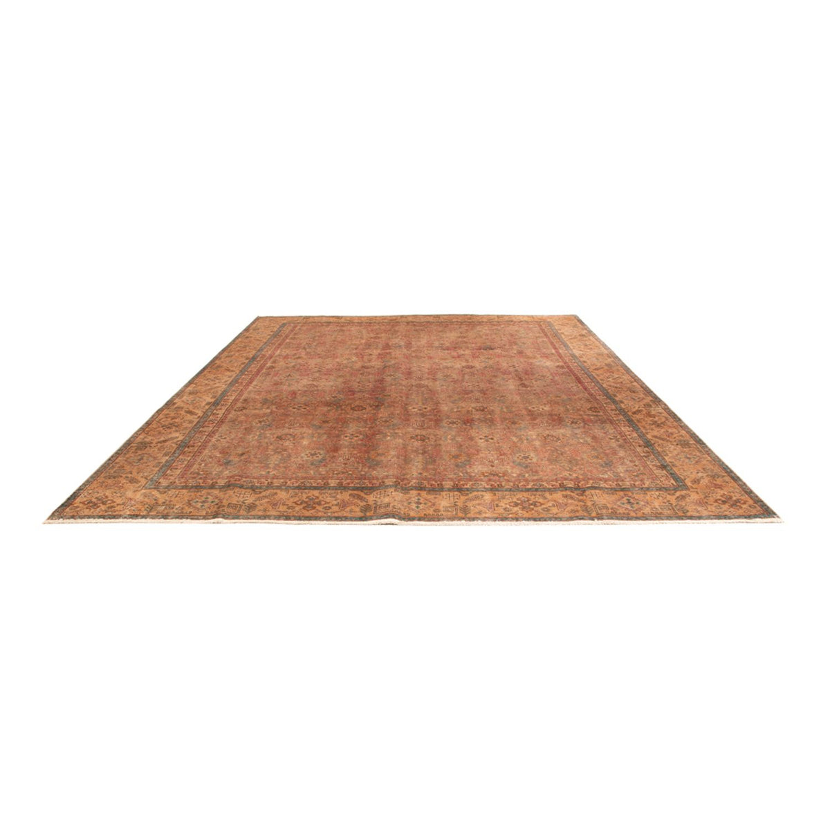 Tapis vintage - 364 x 273 cm - beige foncé