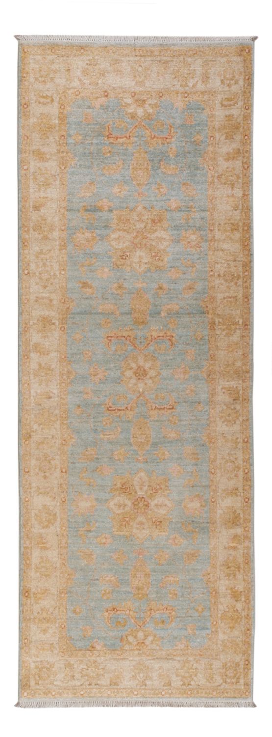 Tapis de couloir Tapis Ziegler - 202 x 70 cm - bleu clair