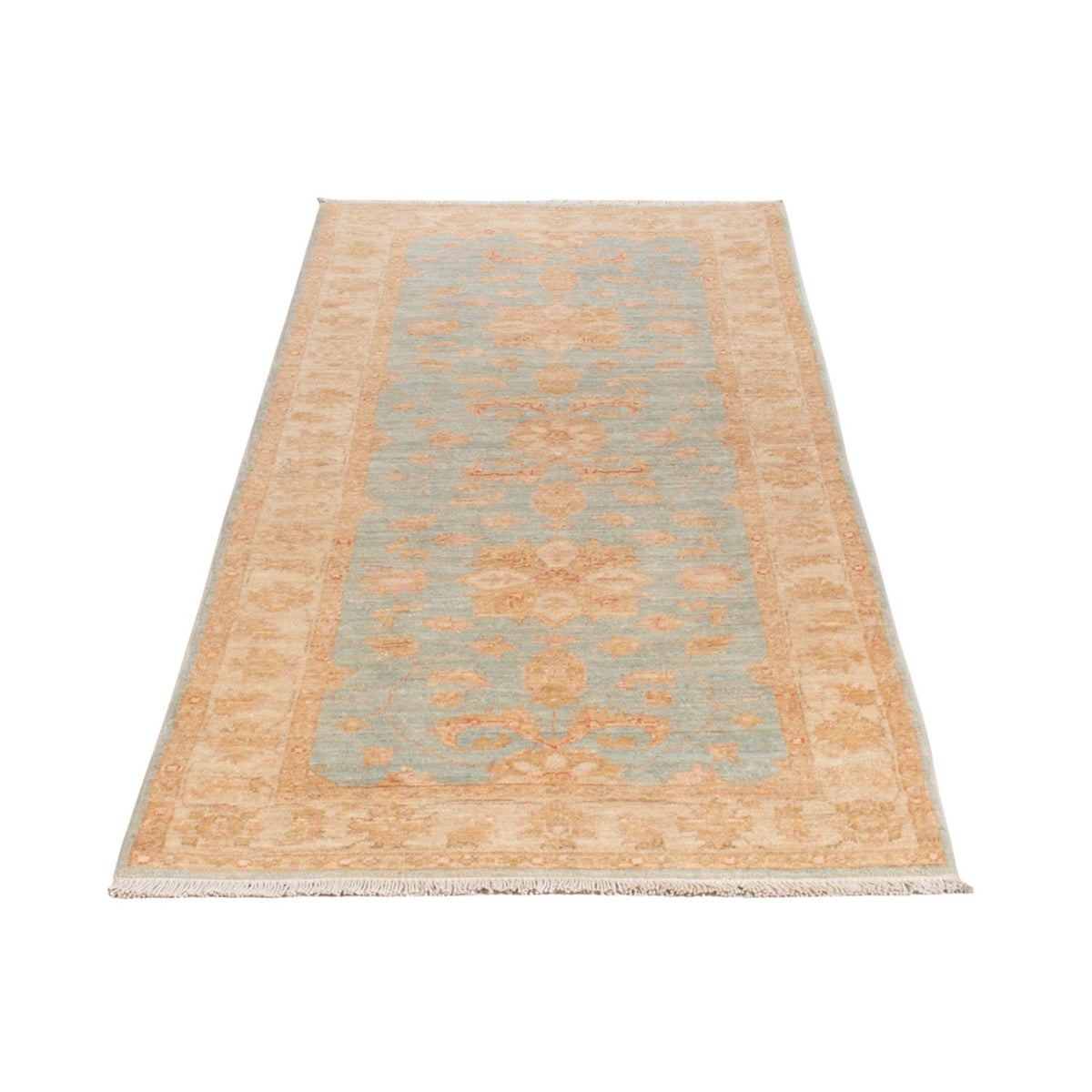 Tapis de couloir Tapis Ziegler - 202 x 70 cm - bleu clair