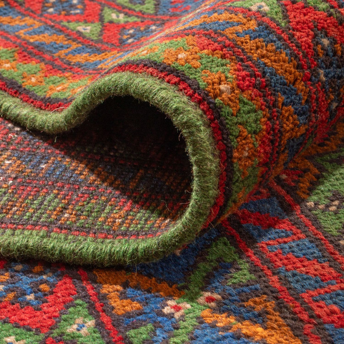 Tapis afghan - Filpa - 393 x 296 cm - vert