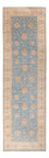 Tapis de couloir Tapis Ziegler - 396 x 121 cm - bleu clair