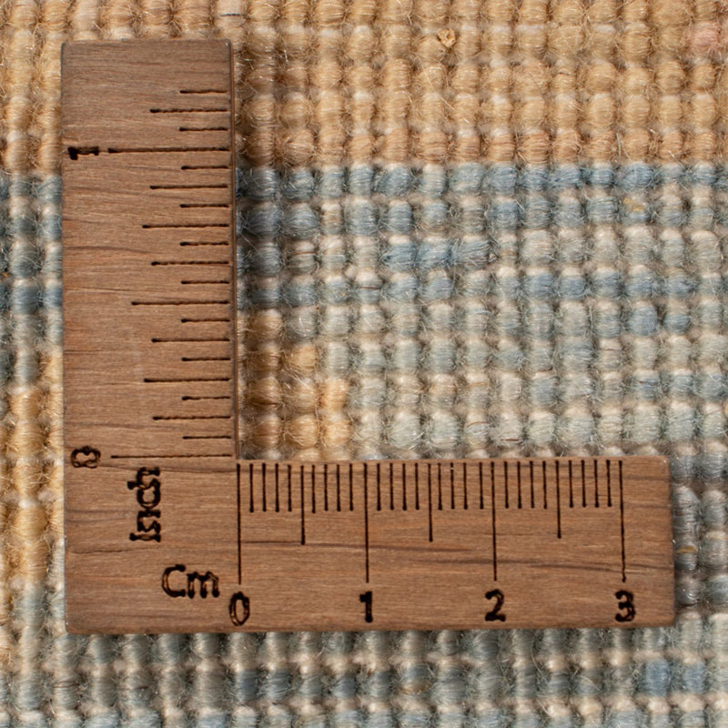 Tapis de couloir Tapis Ziegler - 396 x 121 cm - bleu clair