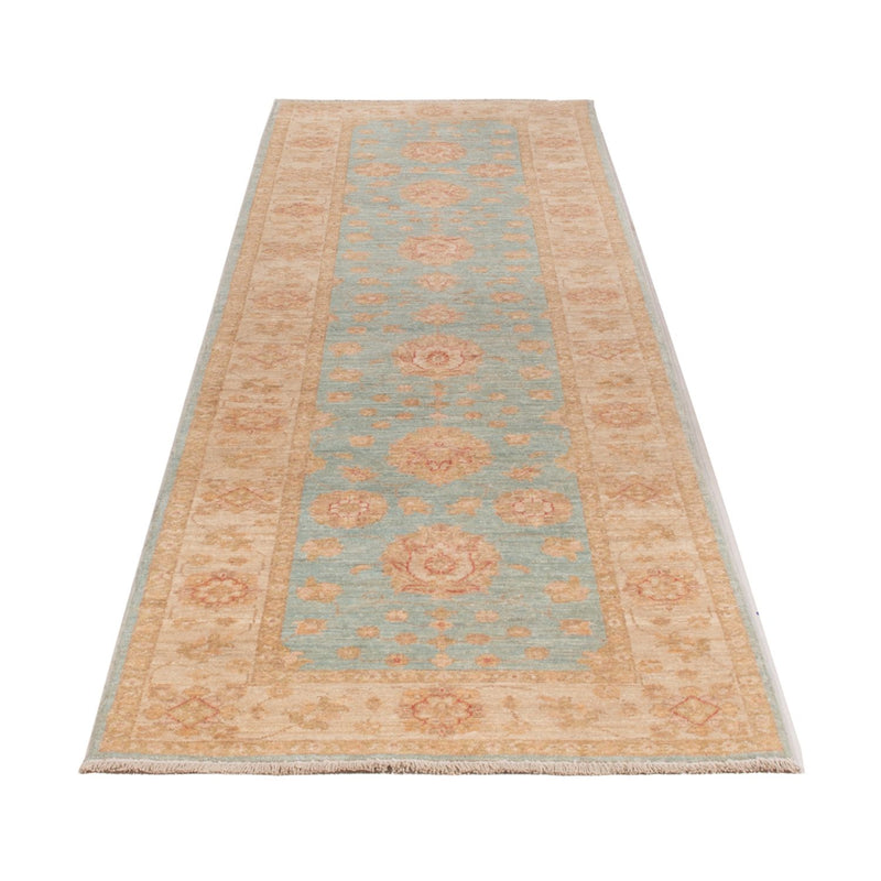 Tapis de couloir Tapis Ziegler - 299 x 80 cm - bleu clair