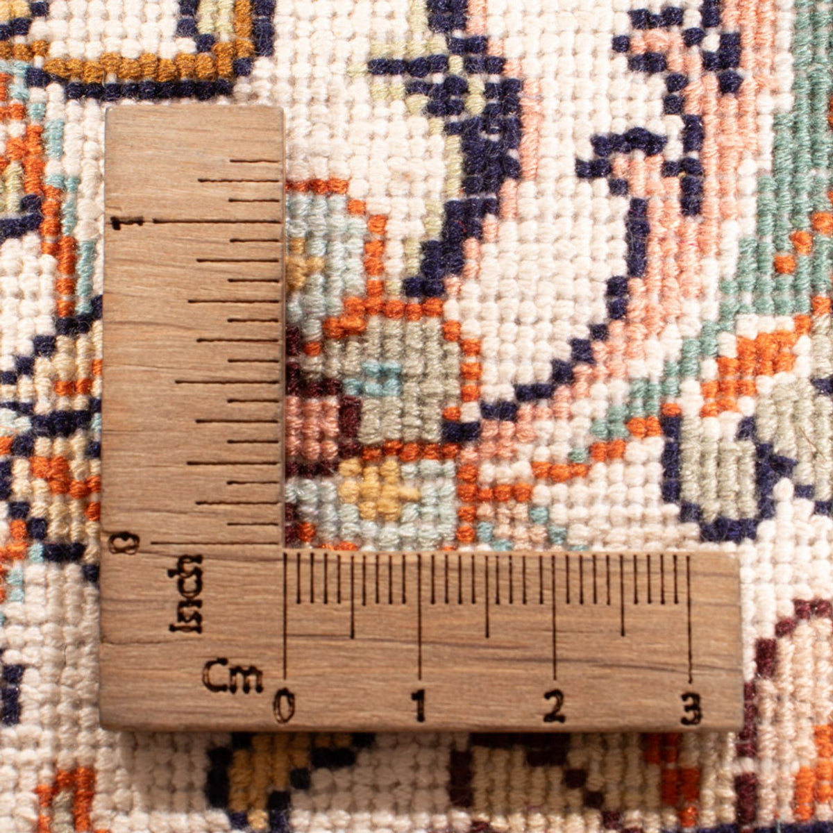 Tapis de couloir Tapis en soie - Soie du Cachemire - 480 x 79 cm - beige foncé