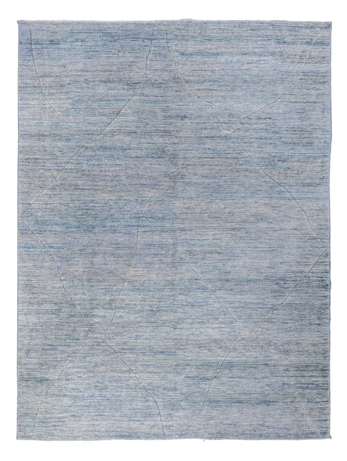 Tapis Ziegler - Moderne - 360 x 274 cm - bleu pétrole