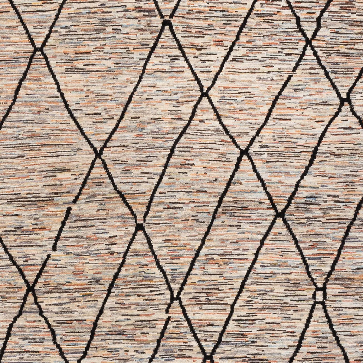 Tapis design - 284 x 218 cm - beige foncé
