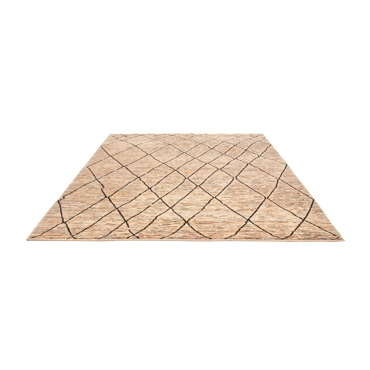 Tapis design - 284 x 218 cm - beige foncé