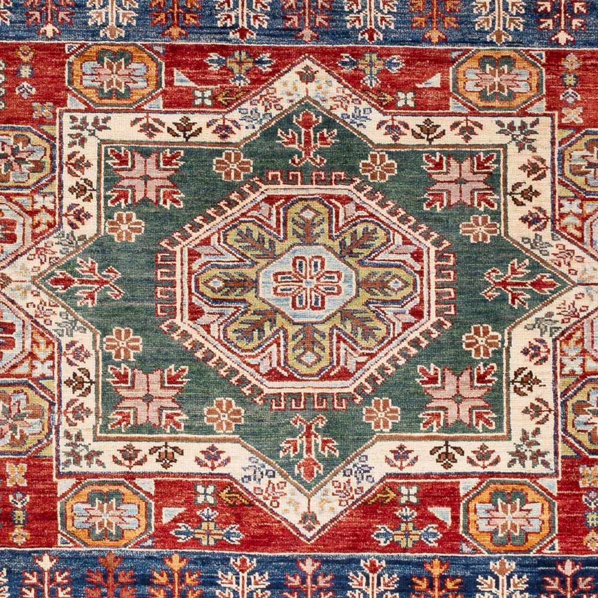 Tapis Ziegler - Kazak carré - 181 x 185 cm - multicolore