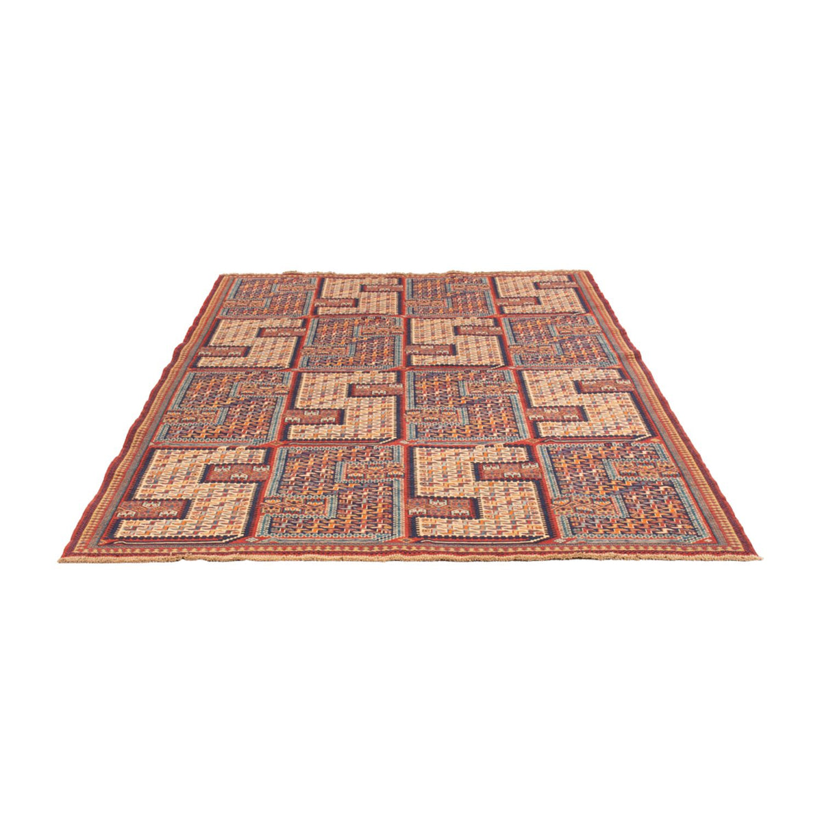 Tapis Kelim - Oriental - Soumak - 217 x 157 cm - multicolore