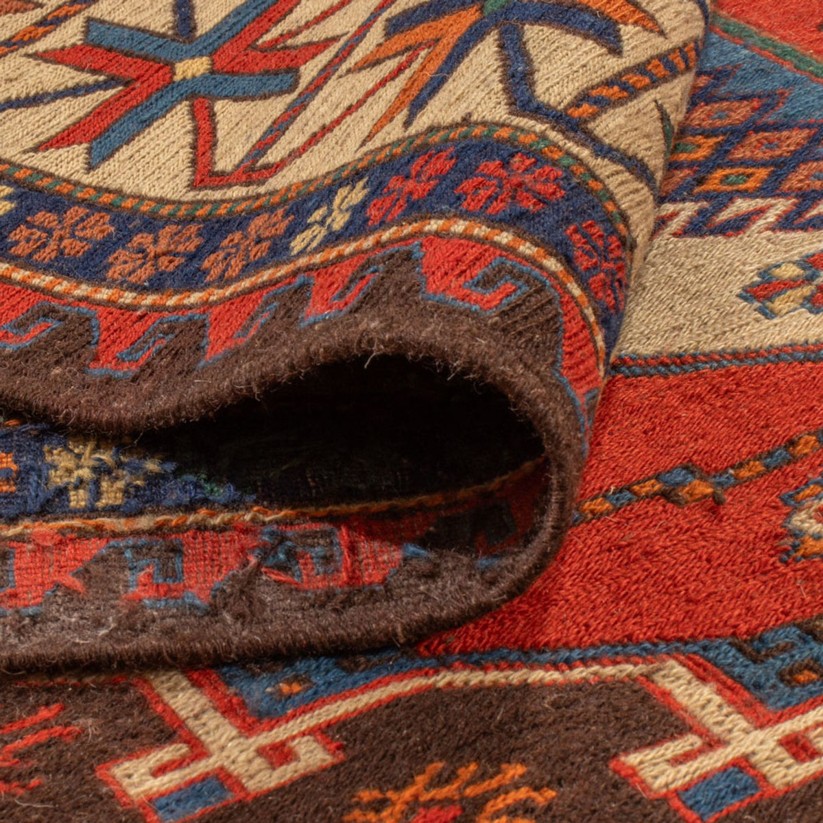 Tapis Kelim - Oriental - Soumak - 272 x 204 cm - rouille