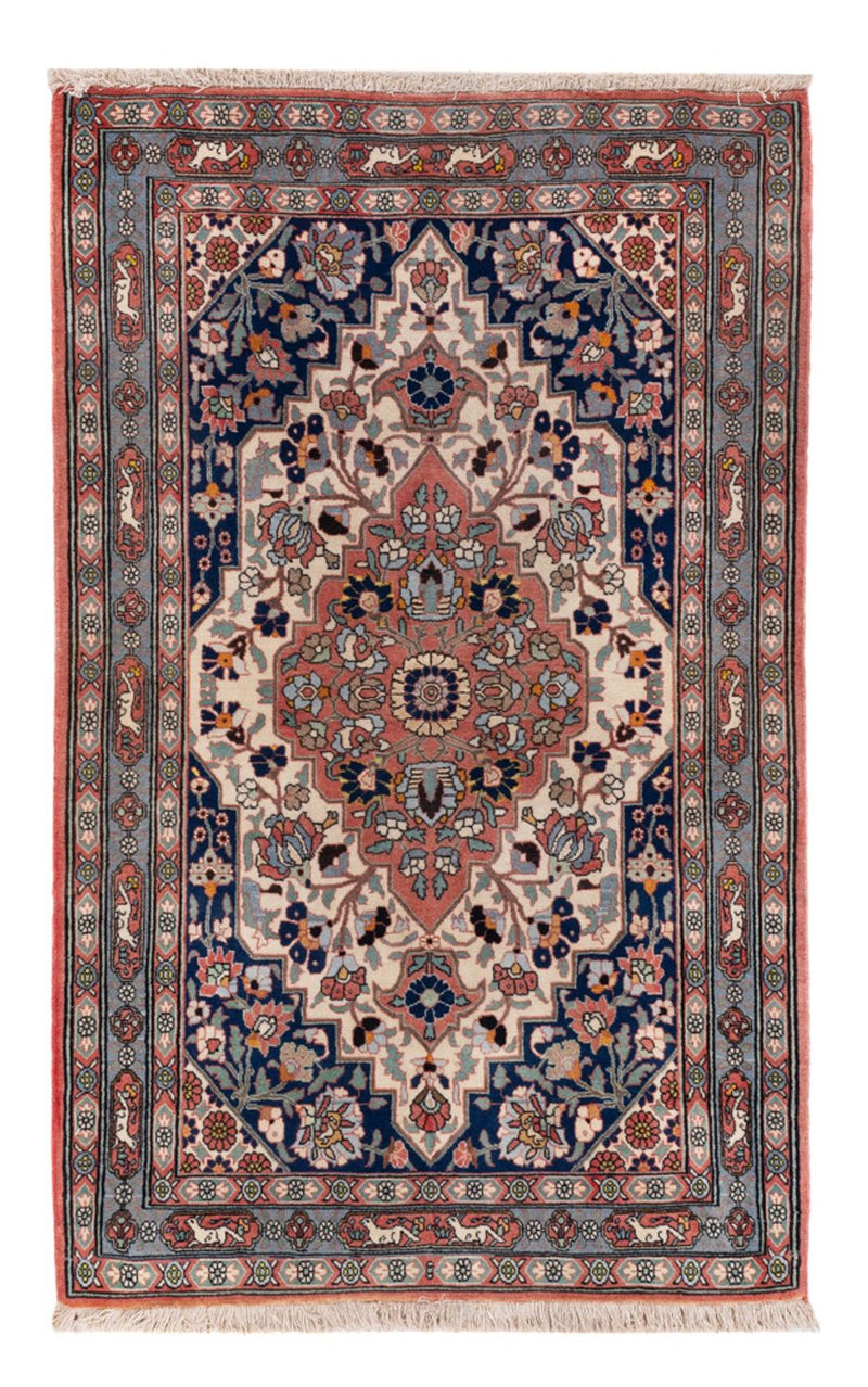 Tapis persan - Nomadic - 158 x 106 cm - bleu foncé