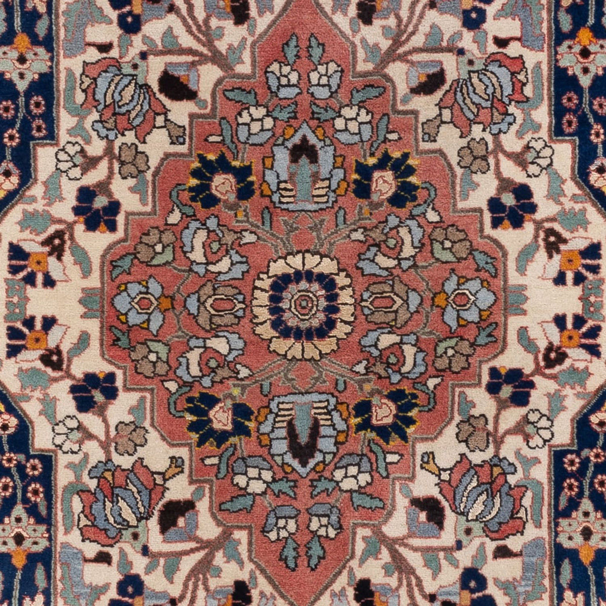 Tapis persan - Nomadic - 158 x 106 cm - bleu foncé