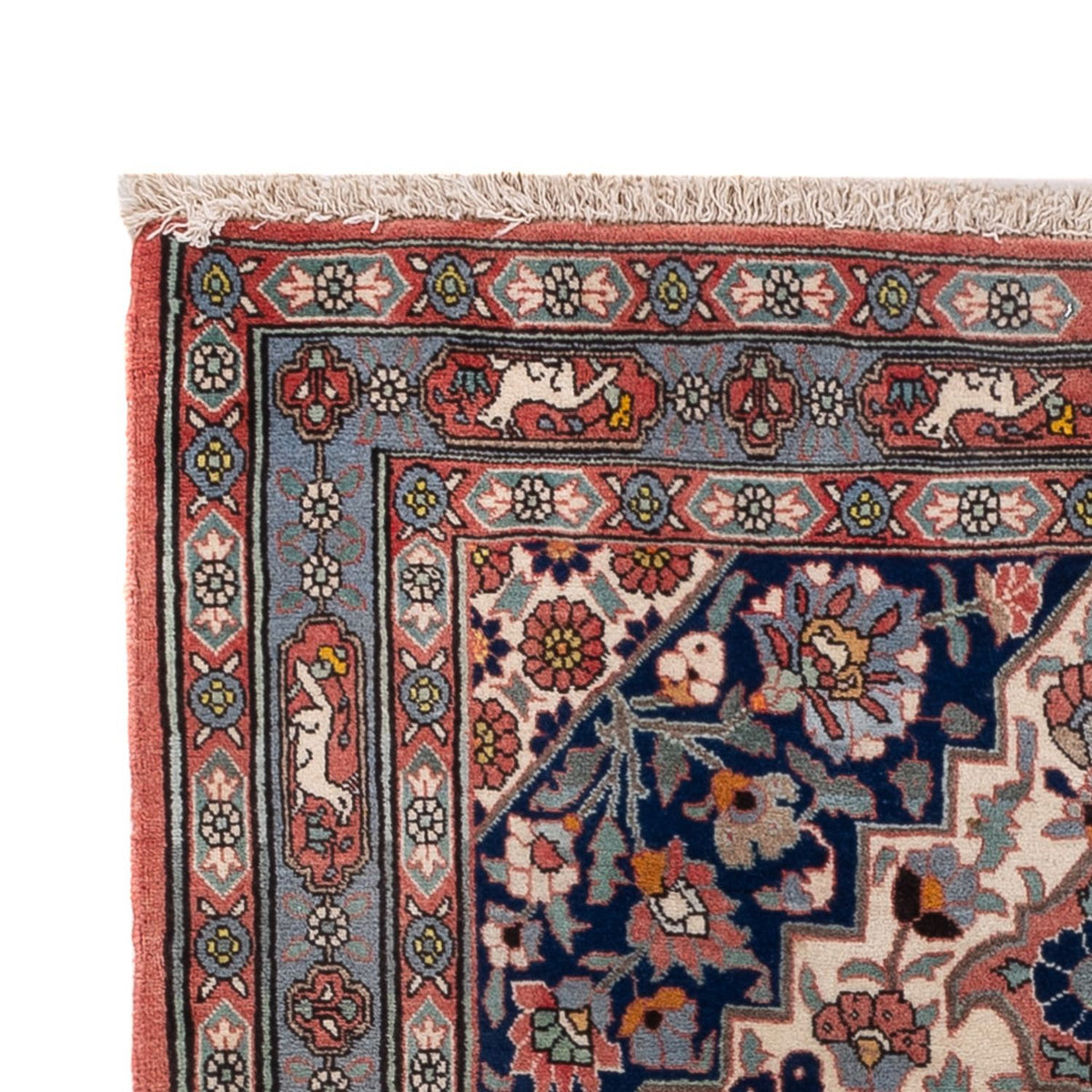 Tapis persan - Nomadic - 158 x 106 cm - bleu foncé