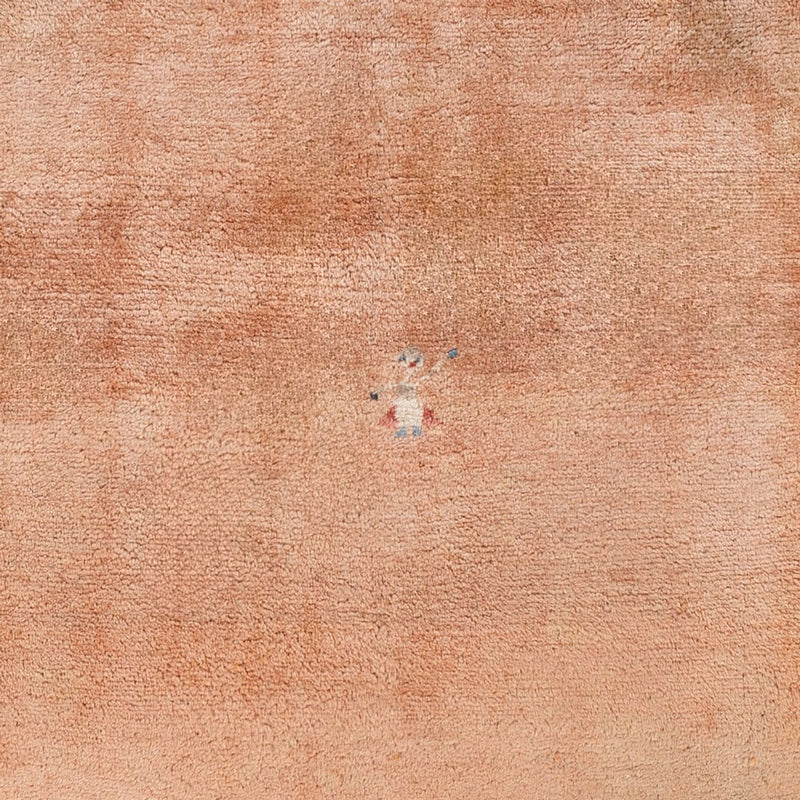 Tapis Gabbeh - Persan - 195 x 155 cm - terracotta