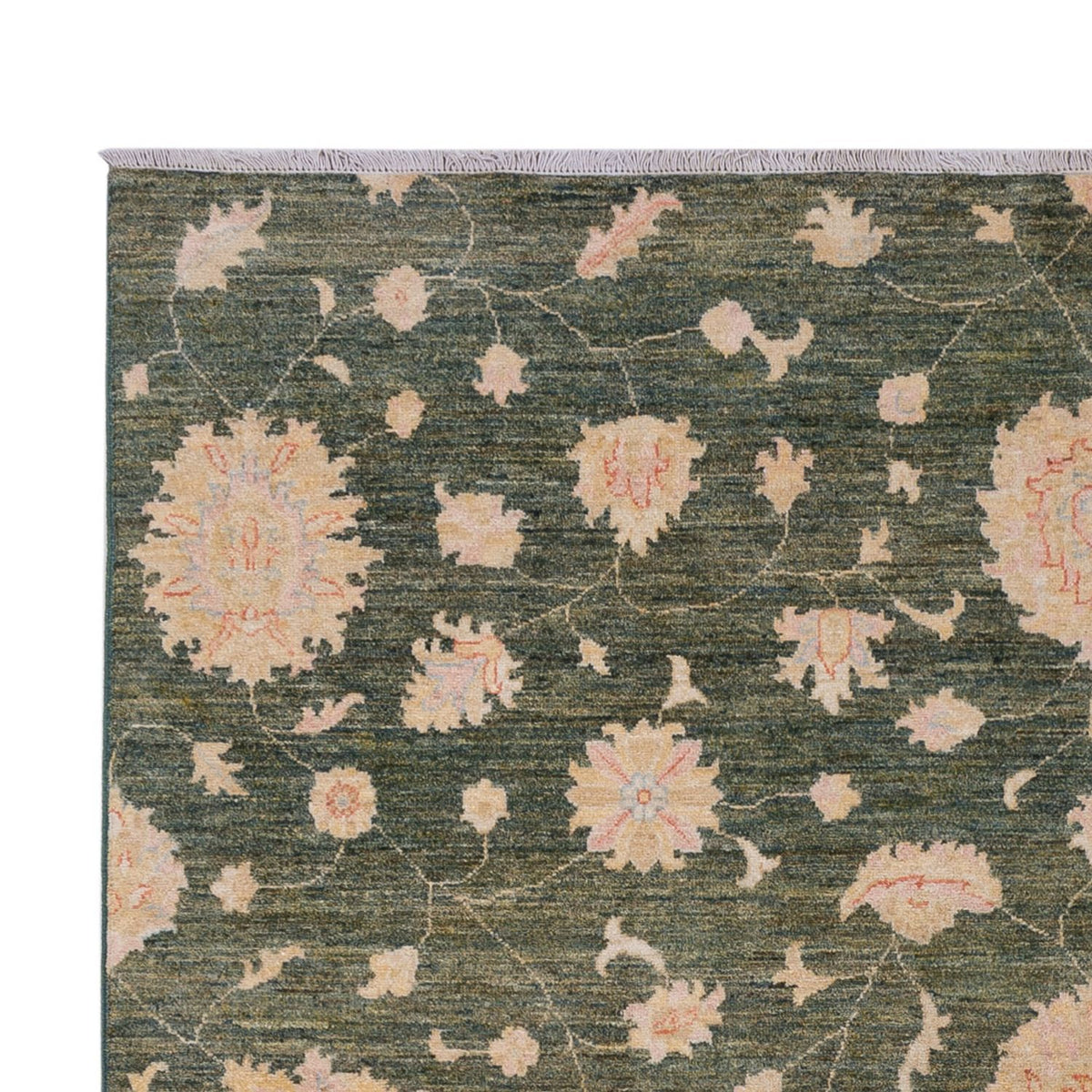 Tapis Ziegler - Moderne - 294 x 205 cm - vert foncé