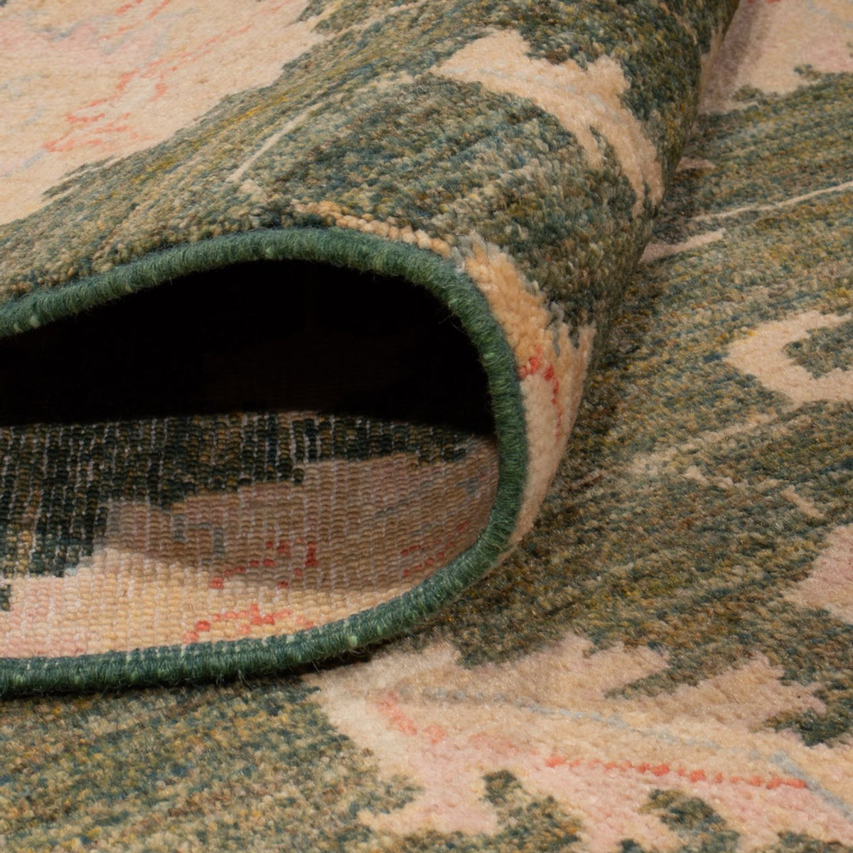 Tapis Ziegler - Moderne - 294 x 205 cm - vert foncé