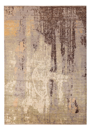 Tapis design - 300 x 209 cm - argent