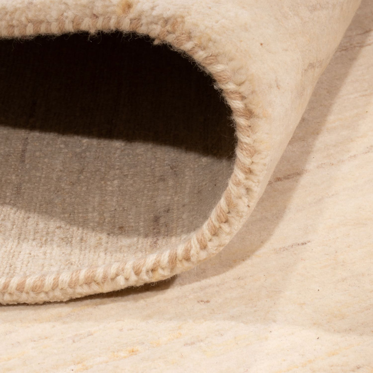 Tapis Gabbeh - Loribaft Indus - 254 x 195 cm - crème