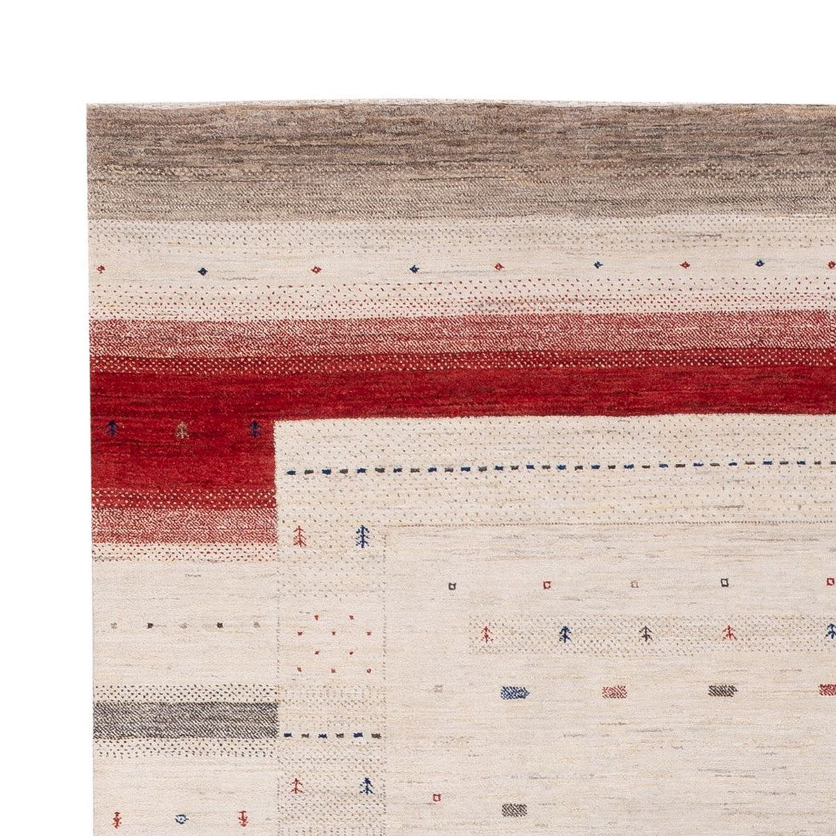 Tapis Gabbeh - Loribaft Indus - 306 x 202 cm - crème