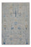 Tapis design - 181 x 120 cm - argent