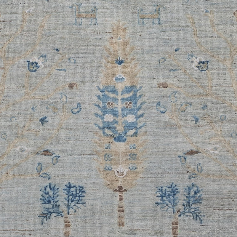 Tapis design - 181 x 120 cm - argent