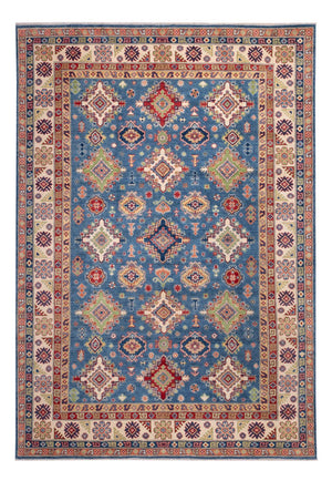 Tapis Ziegler - Kazak - 296 x 198 cm - bleu