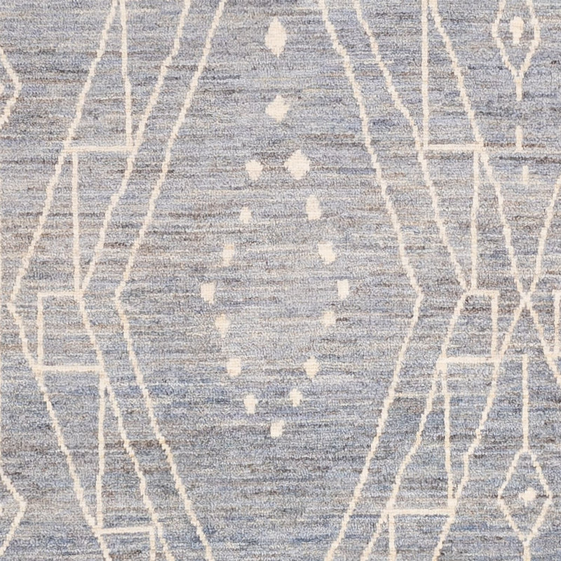 Tapis berbère - 208 x 148 cm - bleu de mer