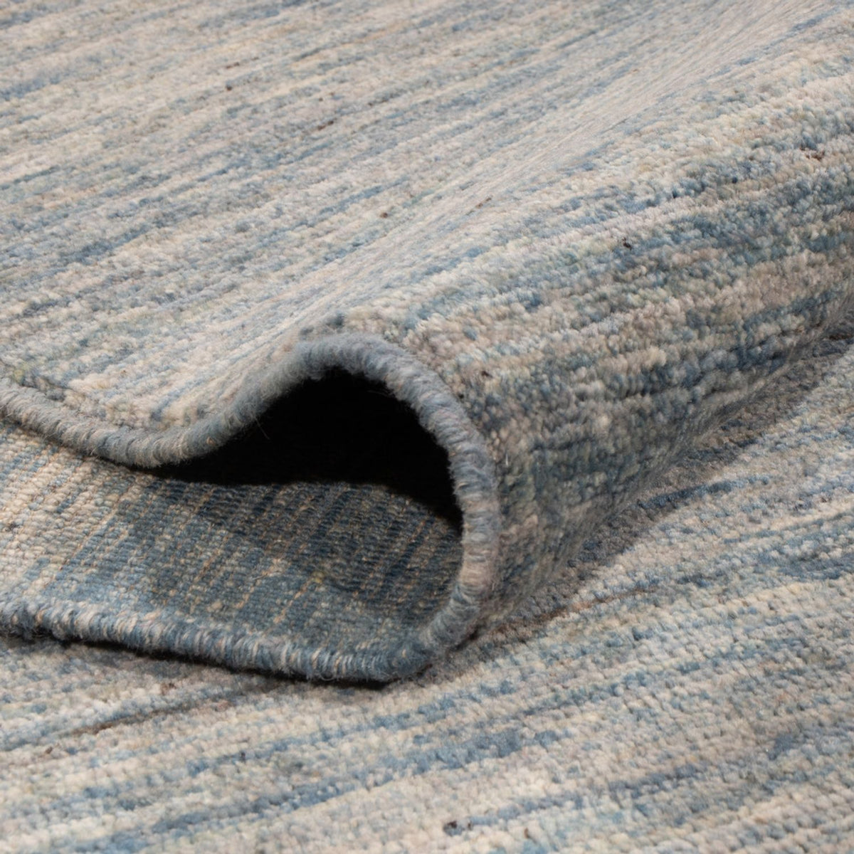 Tapis berbère - 298 x 258 cm - bleu de mer