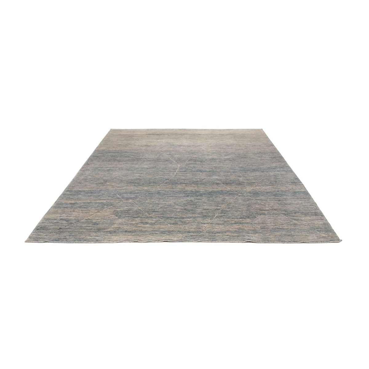 Tapis berbère - 298 x 258 cm - bleu de mer