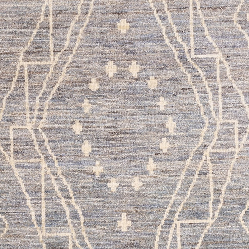 Tapis berbère - 198 x 156 cm - bleu de mer