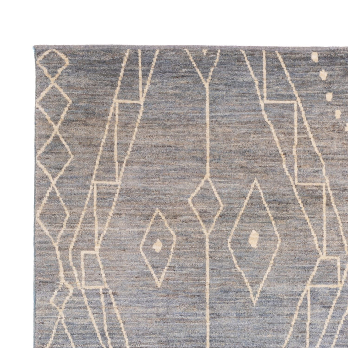 Tapis berbère - 245 x 173 cm - bleu de mer
