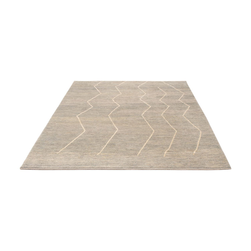 Tapis berbère - 204 x 152 cm - gris clair