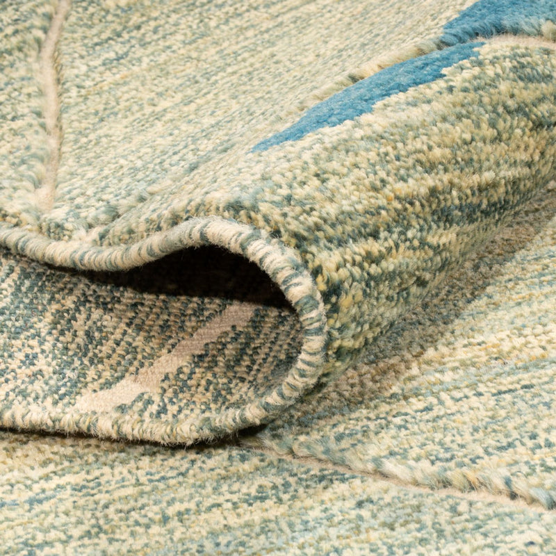 Tapis berbère - 199 x 160 cm - vert clair