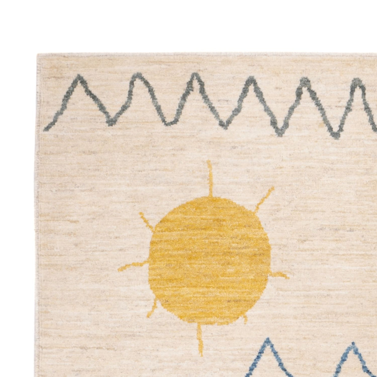Tapis berbère - 200 x 146 cm - crème