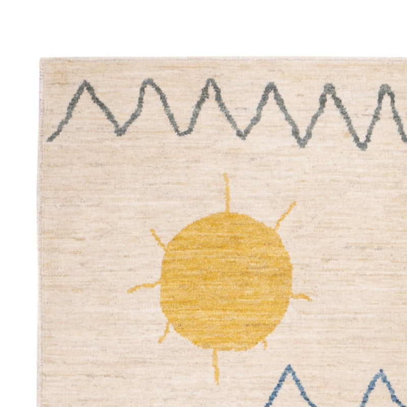 Tapis berbère - 200 x 146 cm - crème