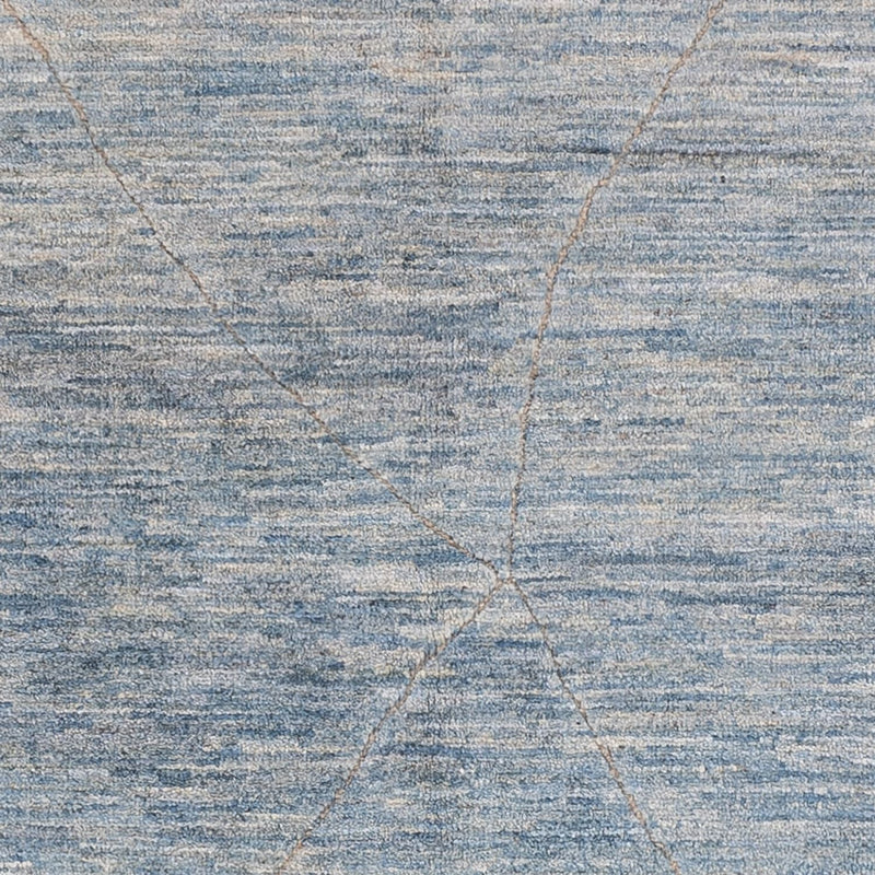 Tapis berbère - 196 x 154 cm - bleu de mer