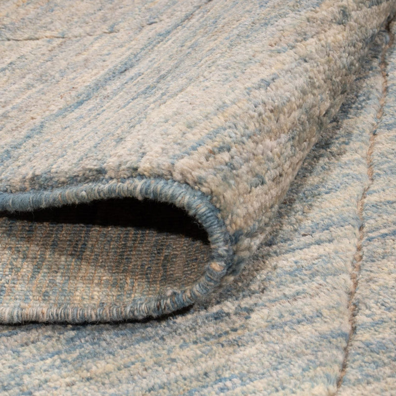 Tapis berbère - 196 x 154 cm - bleu de mer