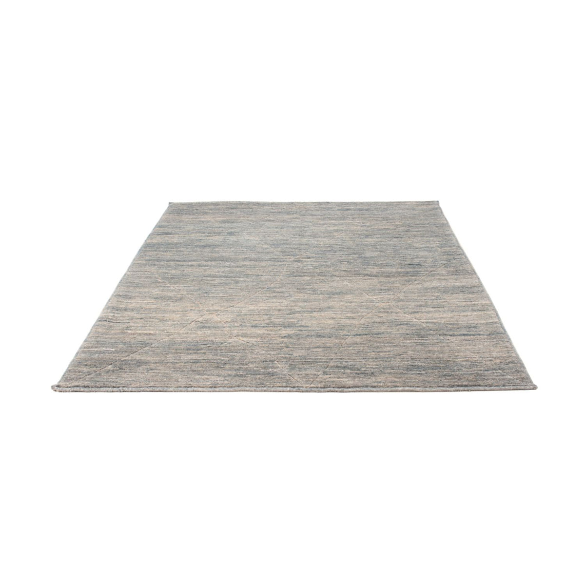 Tapis berbère - 196 x 154 cm - bleu de mer