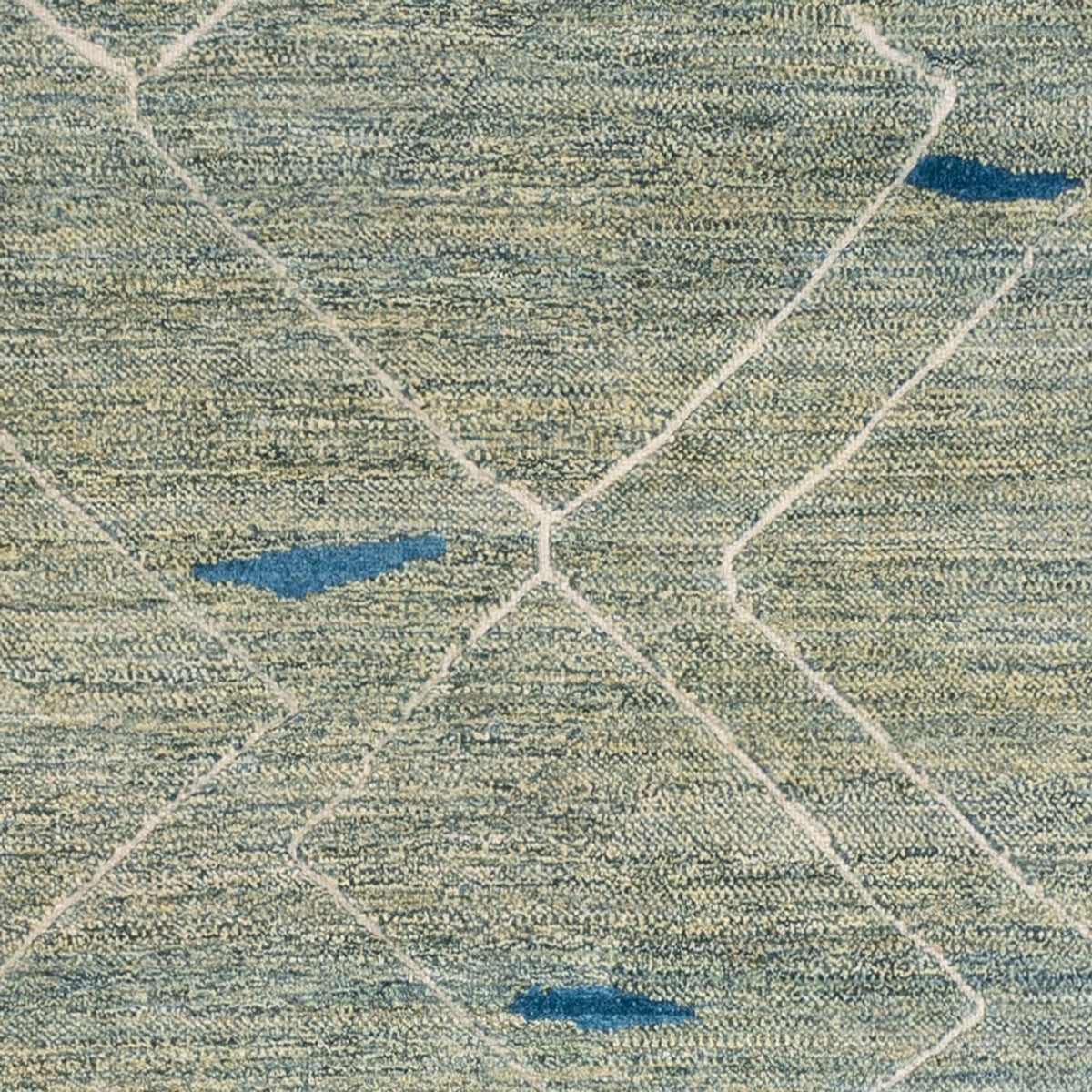 Tapis berbère - 236 x 172 cm - vert clair
